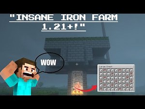"Ultimate Iron Farm Tutorial in Minecraft – Efficient & Easy Design!"