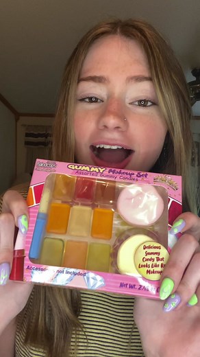 Trying Gummy Makeup from Five Below Review