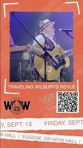 Traveling Wilburys Revue (tribute act) perform at WOW Hall on Friday, Sept. 13 (vert)