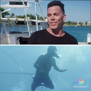 How it started vs. how it's going... and it's not going too hot. Check out #Jackass Shark Week to see Steve-O head back into the shark filled waters on #discoveryplus: https://links.discoveryplus.com/tn4WQrRyThb | discovery
