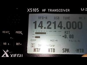 Xiegu X5105 HF, 6 metre 5 watts QRP HF transceiver