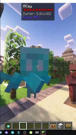 HOW TO OPEN an NPC'S INTERFACE IN THE EASY NPC MOD FOR MINECRAFT