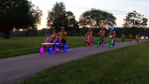 (3 pack) Brightz Orbit Color Morphing LED Bicycle Spoke Clip Lights, Weather-Resistant, Width 1 in, 2 Count