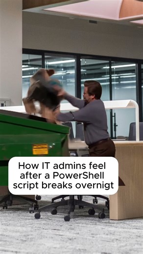 It Admins When Microsoft Nukes Their PowerShell Script 💀