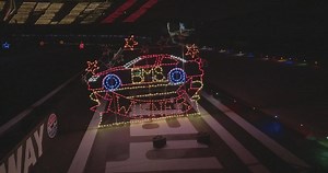 Drive on the track and see over 3 MILLION lights! Only at Speedway In Lights! Open EVERY NIGHT through Jan 6. #ItsBristolBaby | Bristol Motor Speedway