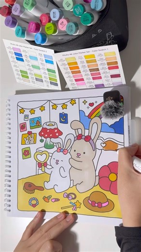 DreamLines | Sweetheart Coloring Book🐰🎨