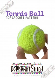 Download PDF Crochet Tennis Ball Pattern - Etsy