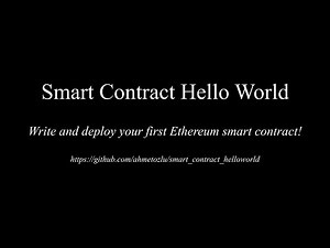 Ethereum Smart Contract Hello World using Solidity with Truffle [Source Code & Tutorial]