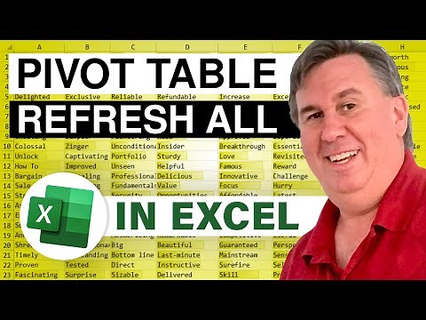 Excel Pivot Perfection: Refresh All Pivot Tables - Episode 2079
