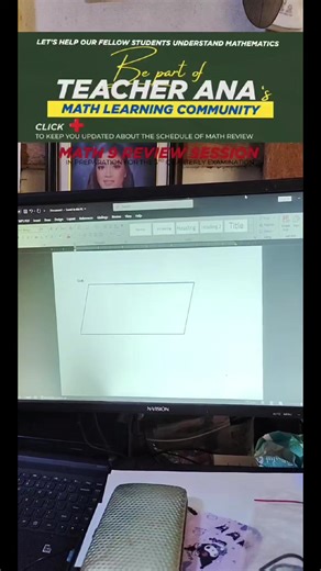 Math 9 Review Session Properties of Parallelogram (clip from the live streaming) #fypシ #mathexamreview #mathsession #mathreview #math
