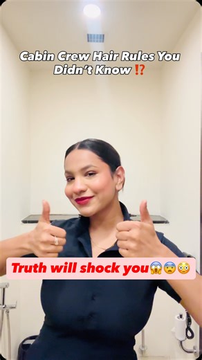 Aditi Goswami on Instagram: "Do you think it is easy to make this hairstyle, comment YES or NO 👇🏻👇🏻 cabin crew hairstyle, flight attendant bun, perfect crew bun, indigo cabin crew hairstyle, airline grooming standards, sleek bun tutorial, crew grooming tips, aviation grooming, cabin crew life india, flight attendant ready look, duty hairstyle, professional bun, airline uniform look, cabin crew reel, aviation career tips, indigo, indigo cabin crew #cabincrewlife #indigocrew #cabincrewgrooming