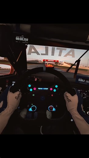 CHRIS l Everything Sim l Motorsports on Instagram: "Sim racing @sebringraceway 🔥🇺🇸 Get ready for a thrilling ride on this technical and bumpy track, packed with tight corners. I'm driving a stock car pro series with the @cube.controls GT Pro V2, paired with my D wheel rim💥. Powered by @danielnewmanracing's custom DNR LED profile and the DNR dash for real-time button box data👊🏼. #simracing #racing #gaming"