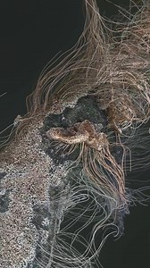 Repost from @richandmiyu • Experimenting with POP particle trails in TouchDesigner with a gaussian splat of some funghi growing from a tree in Kagoshima that we scanned . #touchdesigner #gaussiansplatting #realtimevfx #3dscan | TouchDesigner