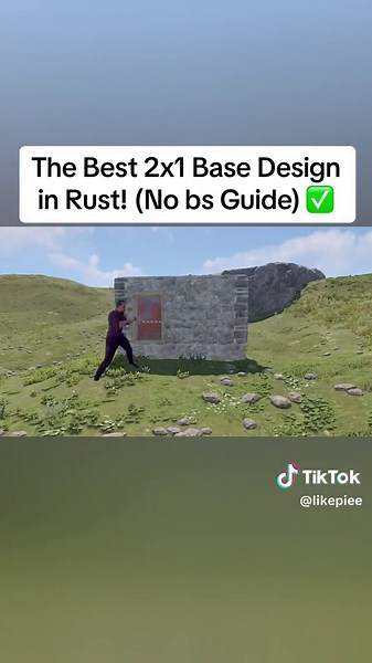 The Best 2x1 Base Design in Rust! ✅💰 #rust #rustgame #rusttok #rustconsole #rustgameplay #rustclips #rustsolo