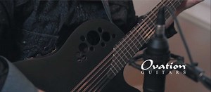 Watch Ovation Mod TX Collection 12-String Acoustic-Electric Guitar, Textured Black, Deep Contour Body on Amazon Live