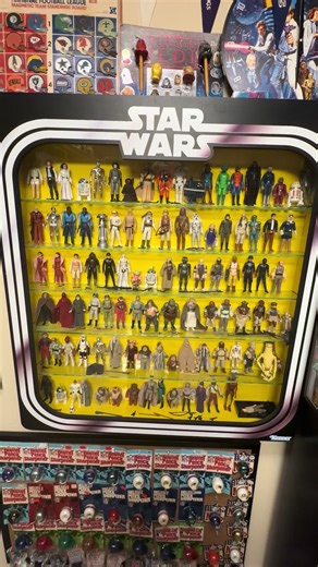 Incredible Vintage Star Wars Figures Display