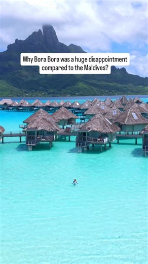 The Resorts Collection - Luxury travel agents on Instagram: "Bora Bora is often compared with the Maldives. Yet, there is a HUGE difference between these 2 ultra luxury tropical destinations. AND Bora Bora has been a huge disappointment when compared to the Maldives for so many reasons. First, it is extremely expensive with very poor value for money. This is due to the lack of competition. You have only 6 luxury resorts in Bora Bora compared to more than 60/70 top 5* properties in the Maldives. 