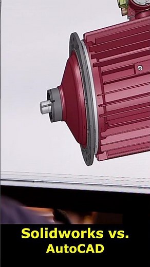 SolidWorks vs. AutoCAD #solidworks #autocad #engineering #drawing