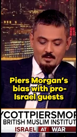 Piers Morgan’s pro-Israel bias. | 5Pillars