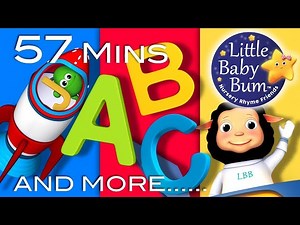 ABC Song In Outer Space | Plus Lots More Nursery Rhymes | 57 Minutes Compilation from LittleBabyBum! - Videos For Kids