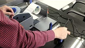 PD43打印机标签和碳带安装方法