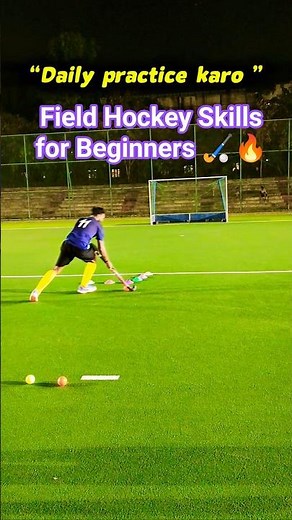 Field Hockey Skills for Beginners 🏑🔥 | Ball Control, Dodge + Quick Finish | Shekhar Hockey #shorts