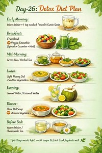 92K views · 155 reactions | Day-26 Detox Diet Plan Weight Loss | Diet Plan | Meal Plan | The Balanced Plate | Facebook