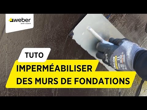 Comment imperméabiliser des murs de fondations avec des solutions bitumineuses ? | Les tutos Weber