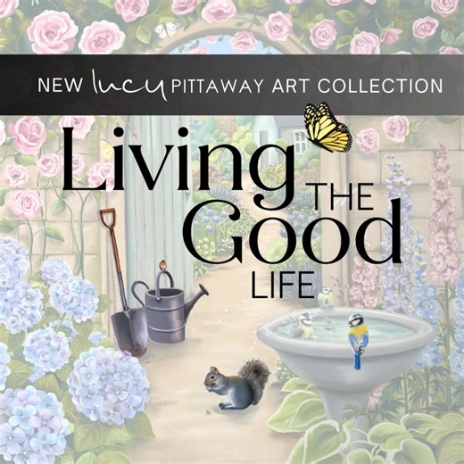 Meet Lucy Pittaway's NEW 'Living the Good Life' art collection! Inspired by The Yorkshire Vet & countryside life, this 8-piece masterpiece features adorable new characters in idyllic settings. Online now! • Buy NOW & pay later with KLARNA • UK's Most Popular Published Artist • Bespoke your order your way • Worldwide Shipping Available | Lucy Pittaway