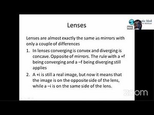 MCAT Physics Light & Optics - Topic 3/3: Lenses and Mirrors