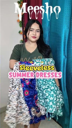 Summer Ready! ☀️Sleeveless Maxi Dresses Under 500 Meesho #neelamsharmabeauty #shorts #meesho #dress