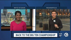 10K views · 583 reactions | Michigan Football's run to the Big Ten championship set a course to Indianapolis for fans across the country. Brad Galli WXYZ is in Indy with people who have gathered in hopes of a third straight title. | WXYZ-TV Channel 7 | Facebook