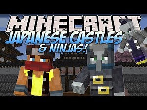Mod Showcase | JAPANESE CASTLES & NINJAS! (Bagus Mobs Mod) | Minecraft 1.20.4