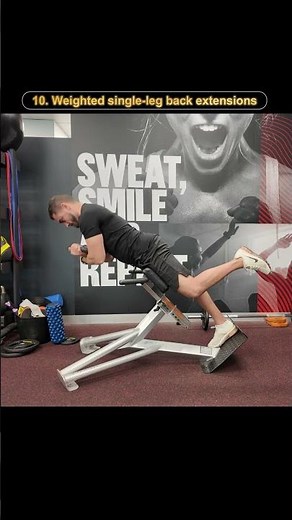 10 Progressions to Zercher-style Back Extensions #strength #musclegain