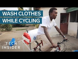 Machine Washes Your Clothes While You Cycle