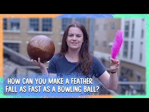 Which Is Quicker: Bowling Ball or Feather!? | Get On It | BBC Earth Kids