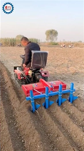 China 25HP Crawler Small Tractor with Rotary Cultivator #tractor #cultivator #tiller #minitractor