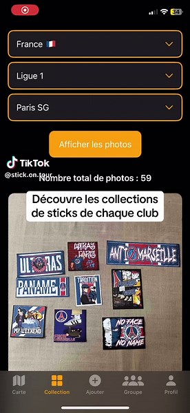 Télécharge l’app Stick On Tour dès maintenant sur l’app store et google play #stickontour #app #sticks #collection #parissg #stickers #ultras