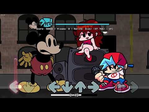 FNF vs Mick - Sad Mickey Mouse Theme (Friday Night Funkin' MOD / HARD)