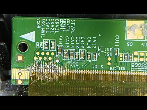 Double Image Problem SONY BraviaLED TV | Display Panel Repair to Solvflickering picture - Cut CKV