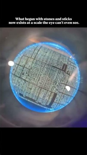 Inside a Microchip 🔬 The World You Can’t See #microchip #technology #science