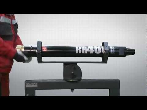 Sandvik RH460 DTH hammer maintanence video