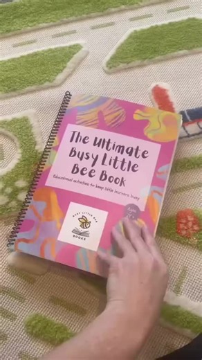 The ultimate Busy Little Bee Busy book 🐝📕 #BusyLittleBeeBook #EarlyLearning #EducationalPlay #ParentApproved #HandsOnLearning #supportinglittlelearners #literacydevelopment #primaryeducatorcreated #prewritingskills #supportedbyhealthprofessionals #occupationaltherapy