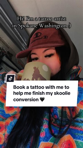 Spokane Tattoo Artist Transforming a School Bus Home