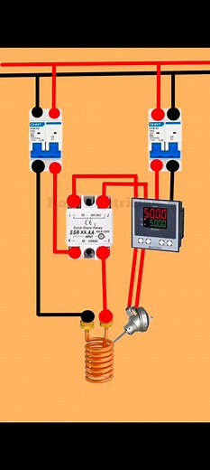 11K views · 106 reactions | Temperature Controller with Solid State Relay (SSR) Wiring Diagram | #shots #electrical | Roni Electrician | Facebook
