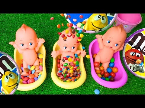 Satisfying ASMR Video 🛁 Mega Candy Challenge Stream | Nerds, M&M’s & Smarties Swirls