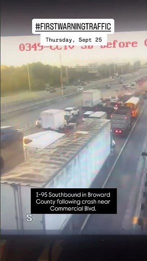 3-mile backup on I-95 South in Broward County