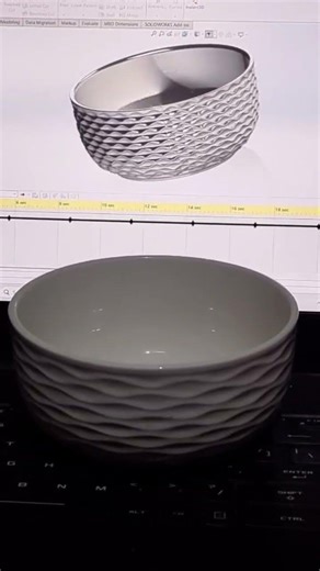 Creating a Bowl in SolidWorks 😳🍲 | Product Design CAD Tutorial
