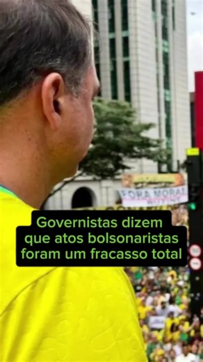 Flopou? Esquerda vê atos bolsonaristas esvaziados e fala em 'fracasso total' Parlamentares da base do governo Lula entendem que a direita fracassou na tentativa de levar muito público para as ruas no último fim de semana. Eles também afirmaram que a falta de adesão aos atos demonstrou fraqueza eleitoral do senador Flávio Bolsonaro (PL-RJ), pré-candidato à Presidência da República. A direita, por outro lado, afirma que os atos foram um sucesso. E você, o que acha: fracasso ou sucesso da direita n
