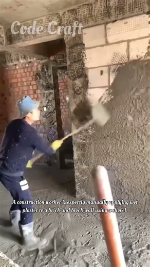 Manual Plastering Technique